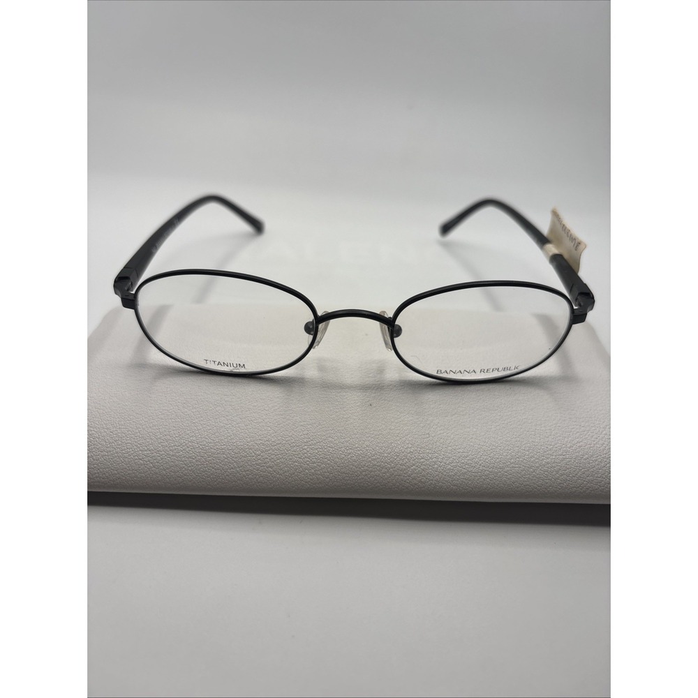BANANA REPUBLIC "DARBY" Titanium Black 49-20-140 Eyeglasses Frame NWT #C409